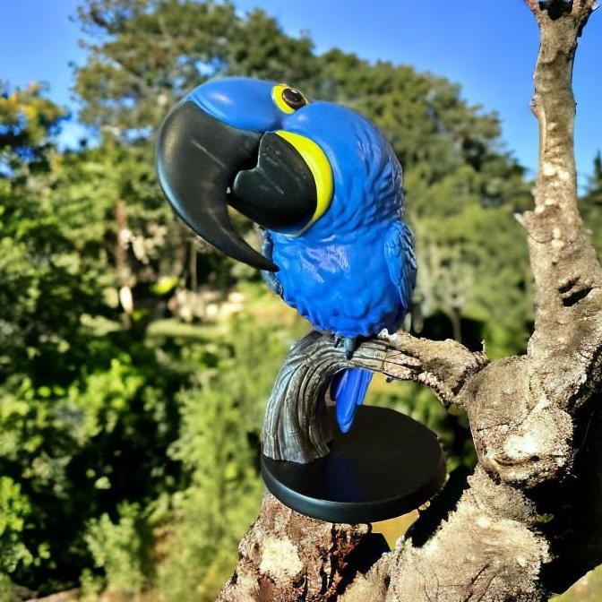 JM Hyacinth Macaw Animal Figure Miniatur - Anodorhynchus hyacinthinus Animal Heavenly Body