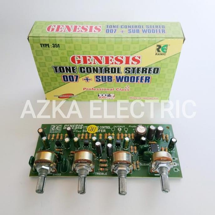 KIT TONE CONTROL STEREO GENESIS 12V DC HARGA KHUSUS