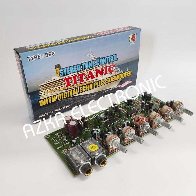 KIT TONE CONTROL STEREO WITH MIC ECHO PLUS SUBWOOFER TERBAIK