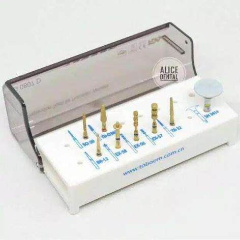 Bur kit for porcelain veneer preparation / bur preparasi veneer set