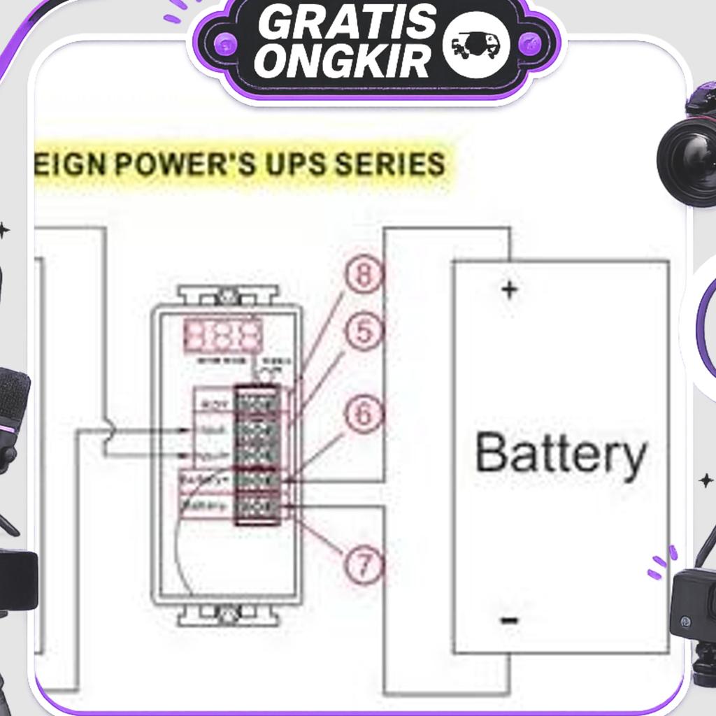 Ups Modul Tanpa Psu 12V 24V Dc 15A Reignpower Ups15