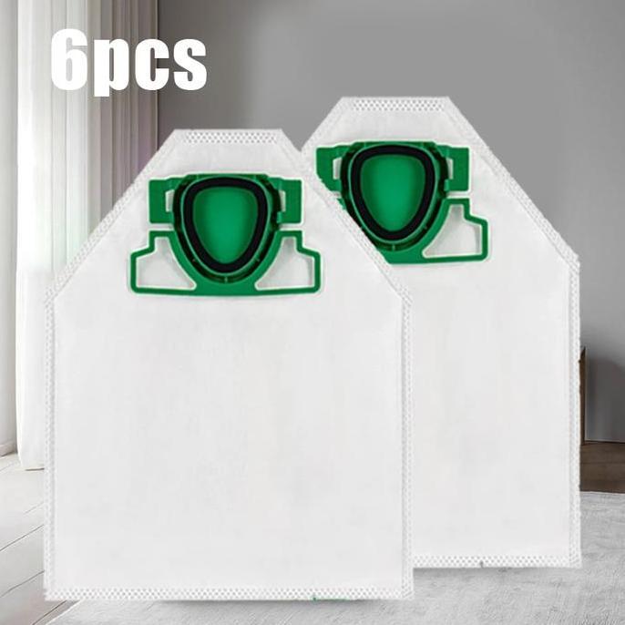 BEZEIN 6pcs Kantong Debu Vorwerk Universal Vk200 Fp200 Kantong Debu Vorwerk Dapat Dicuci