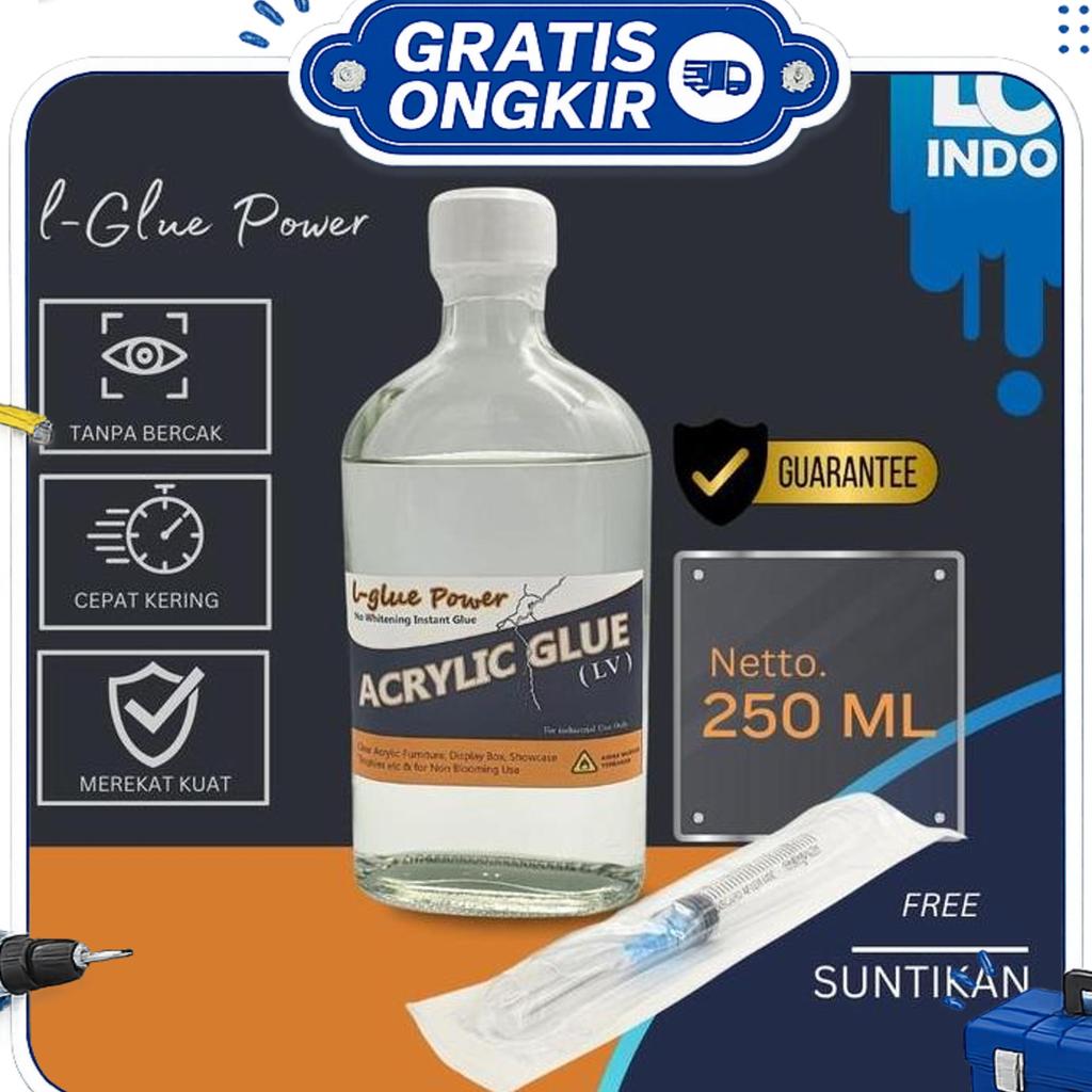 Lem Acrylic Super Crystal Glue / Lem Khusus Bahan Acrylic