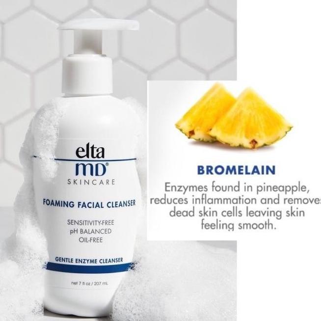 Elta MD EltaMD Foaming Facial Cleanser Ph Balanced oil free deep clean ori