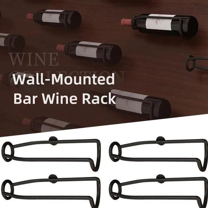 LEKCTROM Rak Dinding Botol Rak Botol Wine Dinding Wine Holder Wall Rak Botol Wine Dinding
