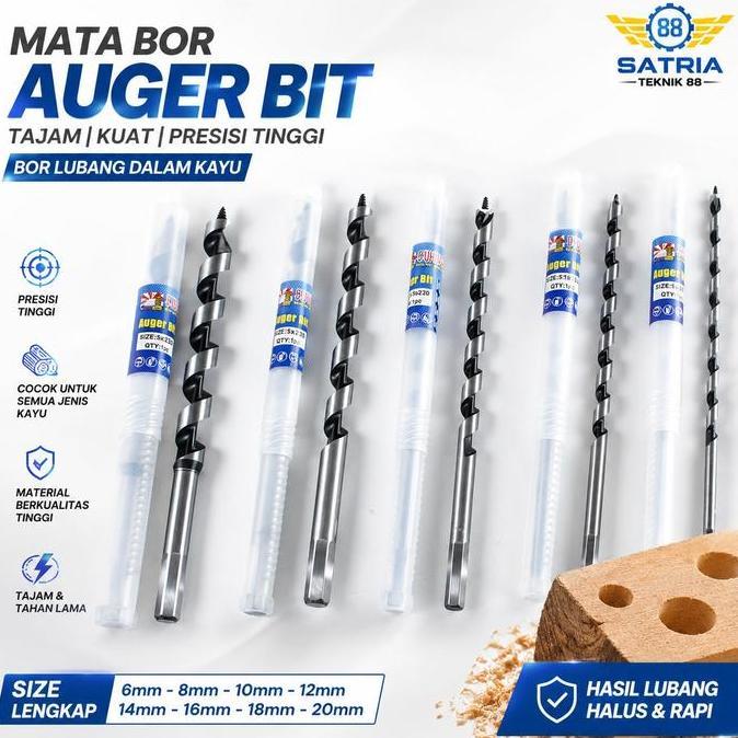 Fujiyama Auger Bit - Mata Bor Kayu Spiral Panjang Auger Wood Bit Drill Alqshop