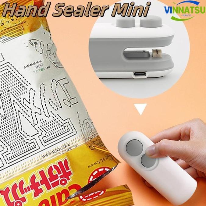 KEWEREM USB  2 IN 1 Mini Hand Heat Sealer/ Perekat Plastik Listrik Penyegel Tangan Mini/New Alat Sea