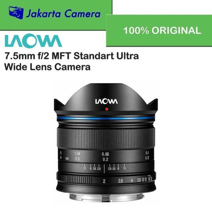 Ready Laowa 7.5mm F/2 Standart Ultra Wide Lens Camera for - MFT Non Cod