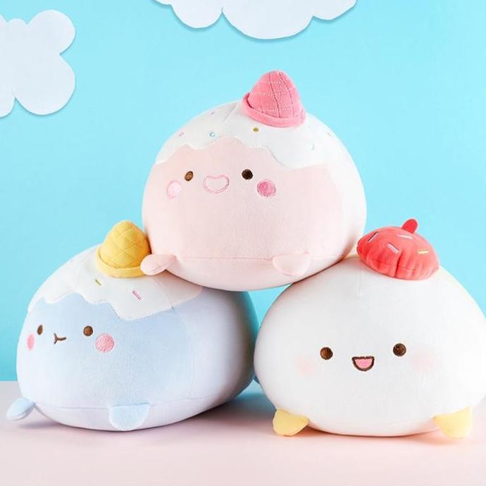 Bnc - Miniso Boneka Bantal Guling Lucu Lembut Plush Mainan Boneka Mainan Mewah Bantal Bayi Doll Mini