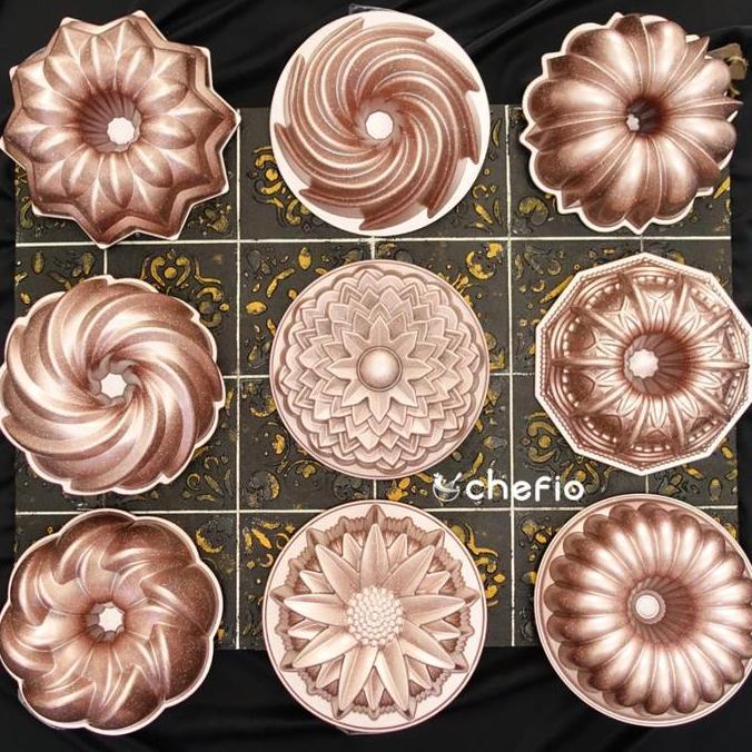 AZM Chefio Loyang Sultan Premium Granite Rose Gold