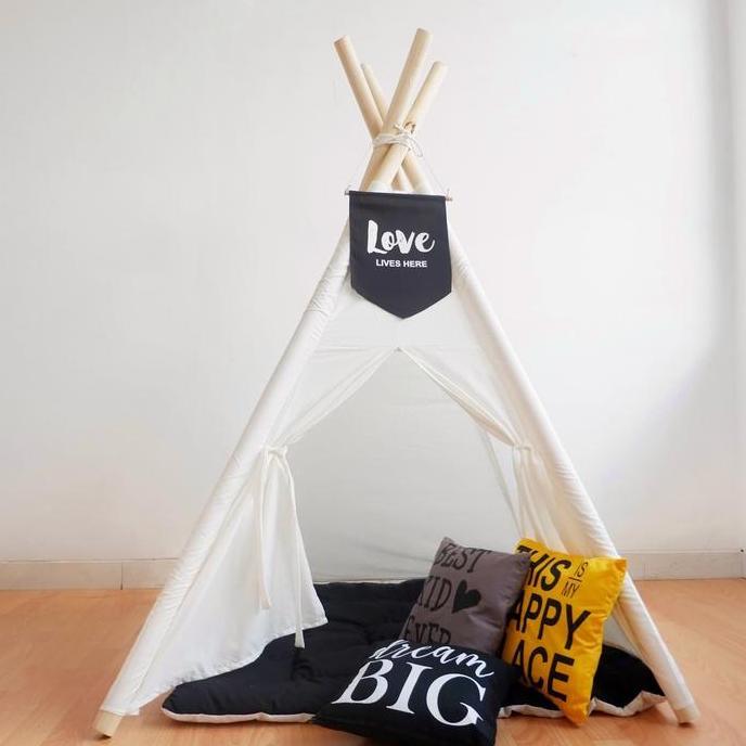 Teepee tent (tenda anak) - White