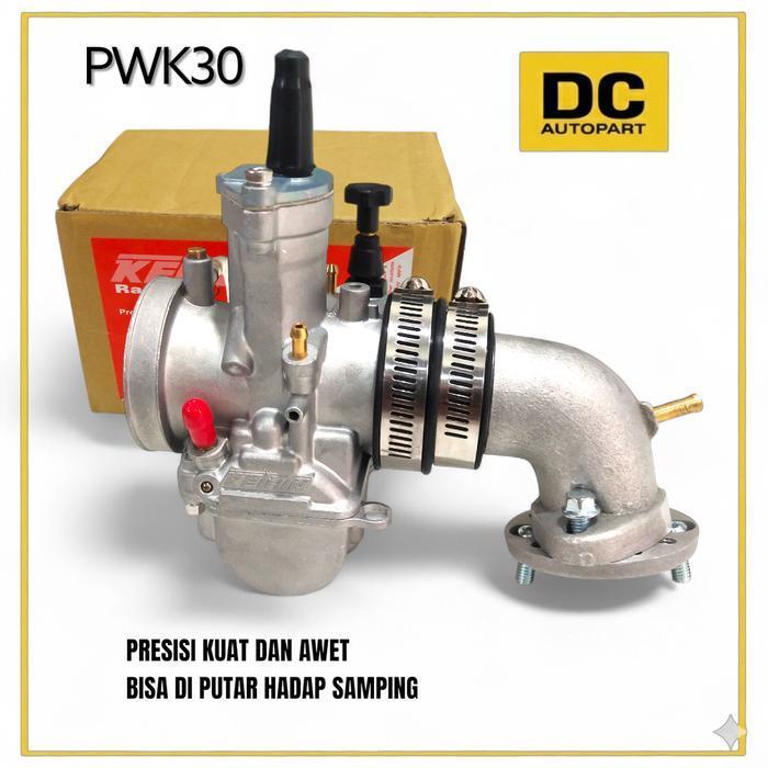 Paket Karbu Pwk 24 26 28 30 32 34 + Intake Manifold Jupiter Z Vega Karisma Supra X 125 Smash Shogun 