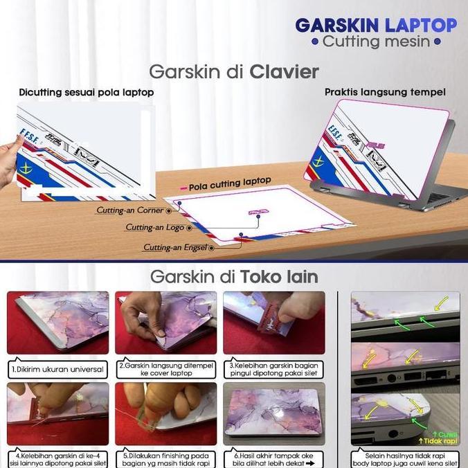 Giralvani88 - Screen Protector Anti Gores Cover Garskin Laptop Precut Custom Fit Kompatibel Untuk Ac