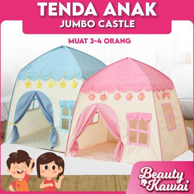 Mainan Tenda Anak Jumbo Tent Playhouse Princess Castle Murah