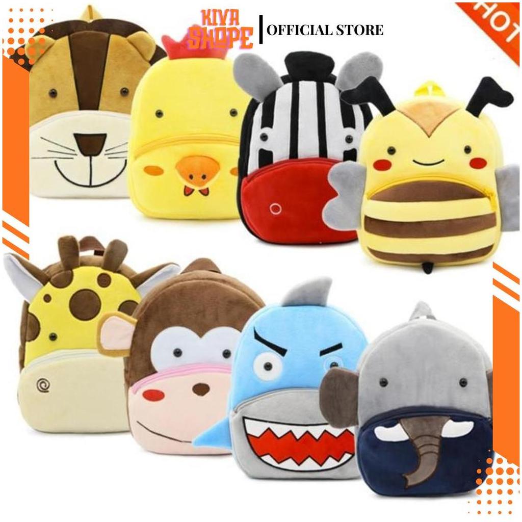 KAKOO BAG RANSEL ANAK KARAKTER GAJAH  BERKUALITAS REAL PICT ORIGINAL. GD Promo