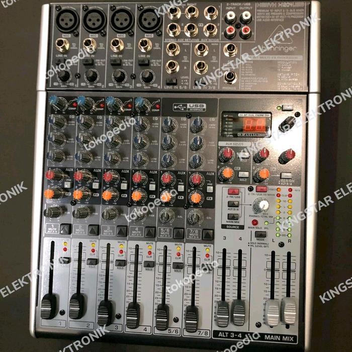 MIXER AUDIO BEHRINGER XENYX X1204 USB ORIGINAL ORIGINAL DAN TERPERCAYA