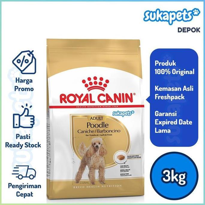 Royal Canin Poodle Adult Makanan Anjing Dewasa Poodle 3kg