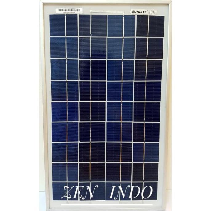 TERMURAH - Solar Panel Surya Solar Cell 10 WP 10 Watt 10 W Poly