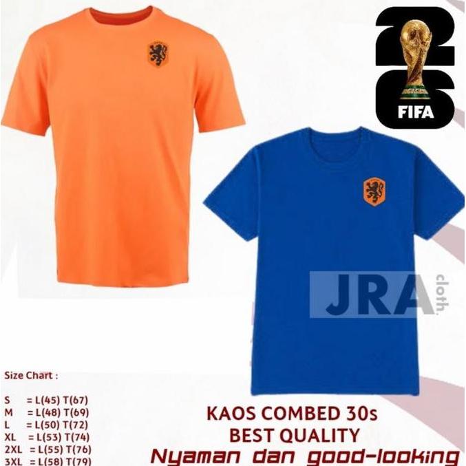 OBUMNA KAOS BAJU SHIRT TIMNAS HOLLAND BELANDA HOME AWAY WORLD CUP 2026