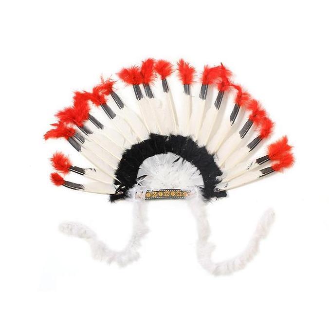 MUVAC Topi Apache Indian Topi Manusia Liar Topi Alat Peraga Panggung Topi Apache Indian