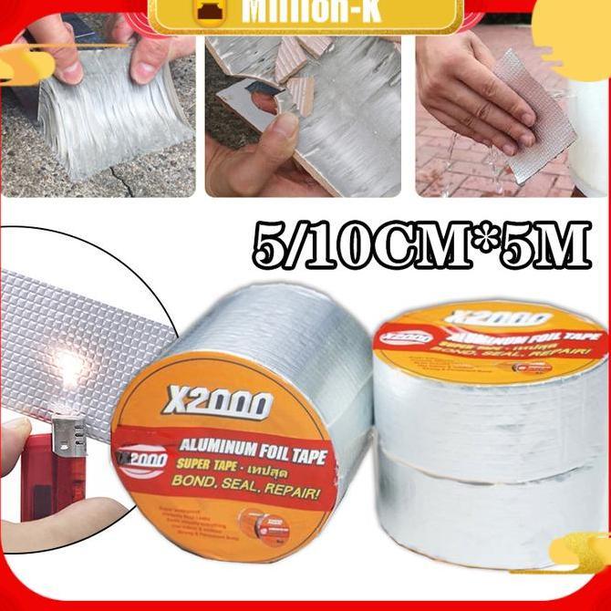 MEZIKUSA 5m Lakban Super Kuat X2000 / Super Tape X2000 / Lakban Anti Bacor Super Lengket Super Water