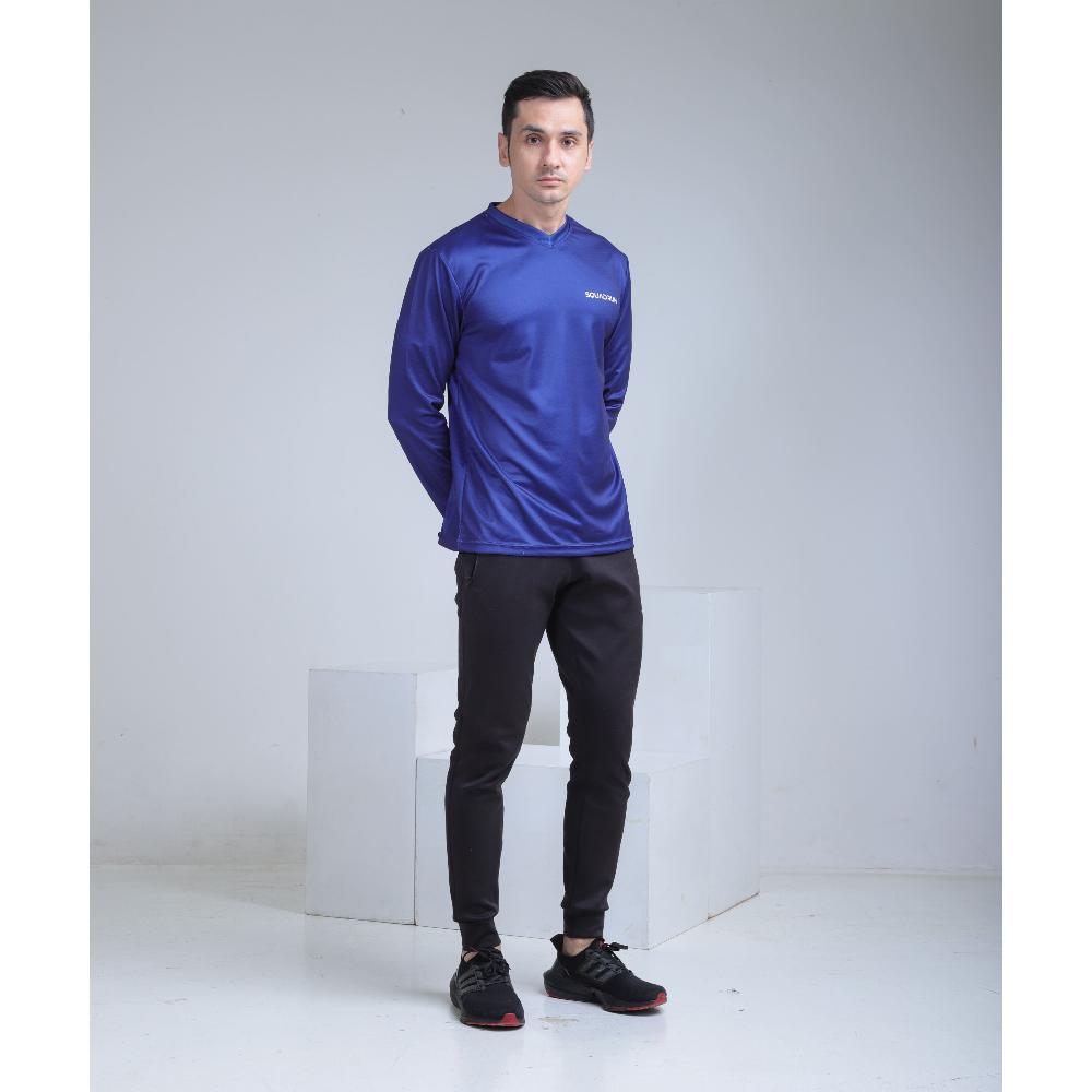 Free Ongkir Squadrun - Baju Olahraga Lari Lengan Panjang Kaos Jersey Running Polos