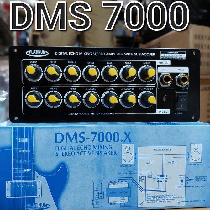 DMS 7000 KIT PCB RANGKAIAN MODUL MODULE MIXING SPEAKER AKTIF AKTIVE ECHO MIC PARAMETRIK PARAMETRIC D