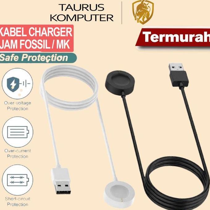 Kabel USB Casan Charger Magnetic Smartwatch Fossil Gen 4 5 6 charging Q 5E Sport Kiate Spade Mchael 