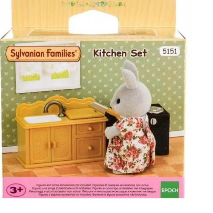 Mainan Koleksi Sylvanian Families Kitchen Set