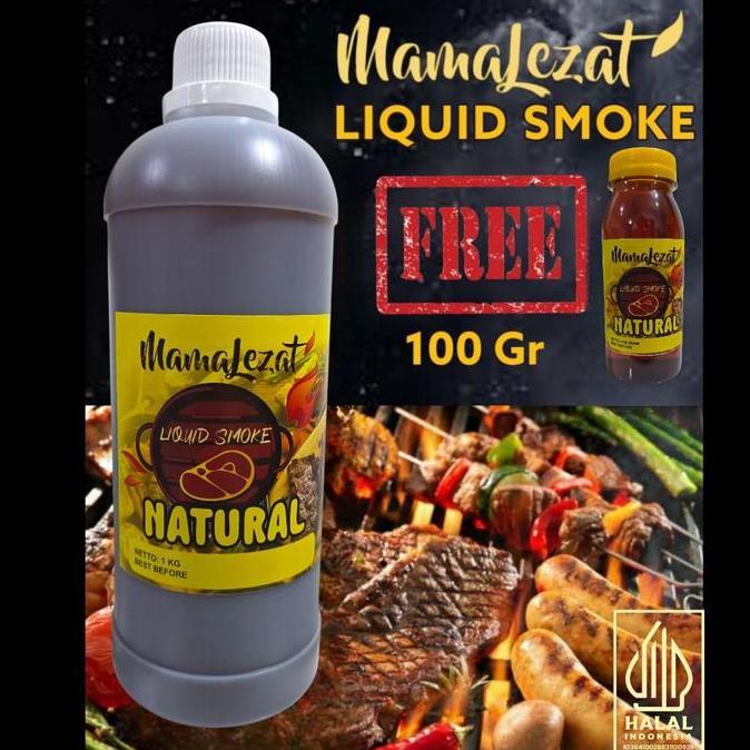 MamaLezat Liquid Smoke Perisa BBQ Bumbu Bakar Aroma Asap FoodGrade 1KG