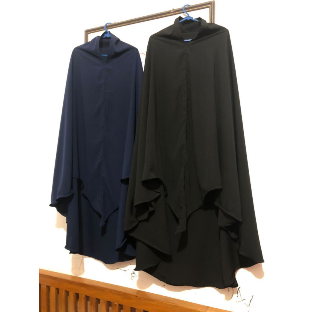 khimar instan pola V depan