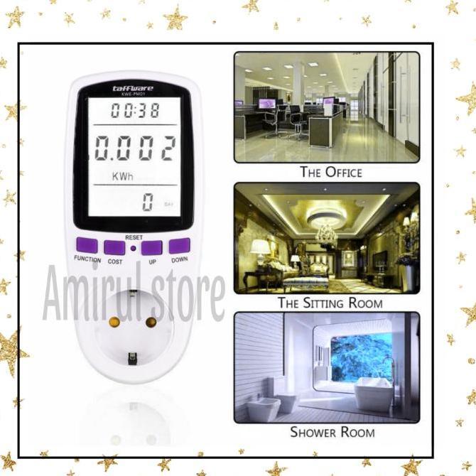 Watt Meter Ac Digital Volt Pemakaian Kwh Daya Energy Meter Terbaru 