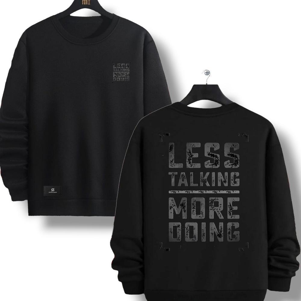 ORIGINAL SWEATER CREWNECK PRIA BLACK | SWEATER DIFFERENT| CN DIFFERENT | JAKET COWOK