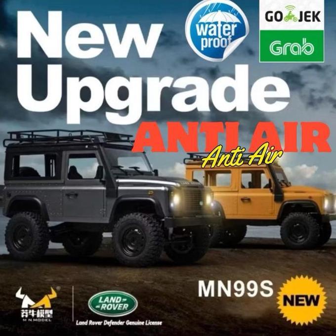 [CUCI GUDANG] NEW UPGRADE MN99S MN98 Anti Air Waterproof Asli rc crawler LAND ROVER RTR full propo R