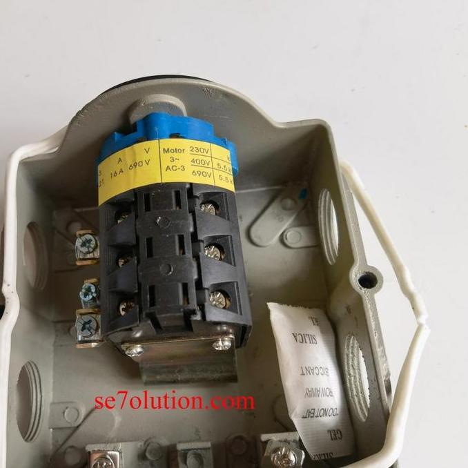 FUHRER CAM SWITCH HANDLE GENSET SWITCH 3P 16A GZ16