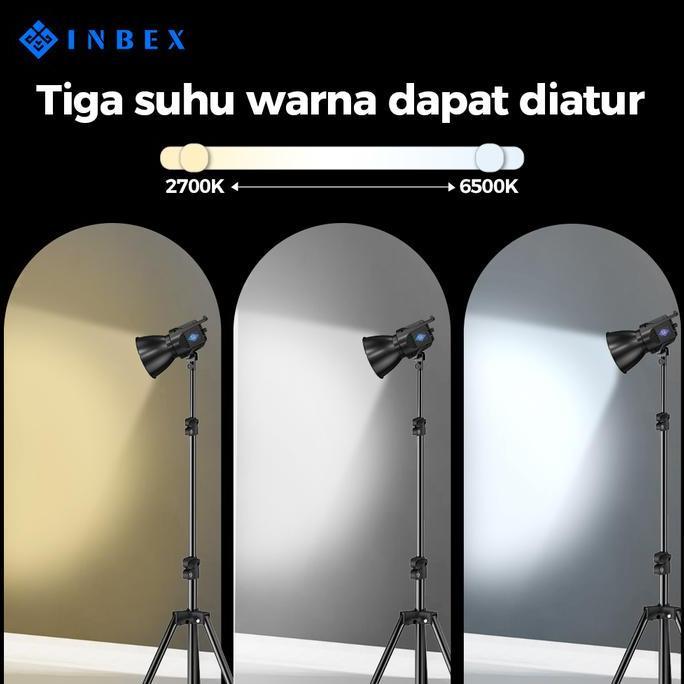 INBEX Collapsible Lantern Softbox Paket Studio Lightstand Live Lampu