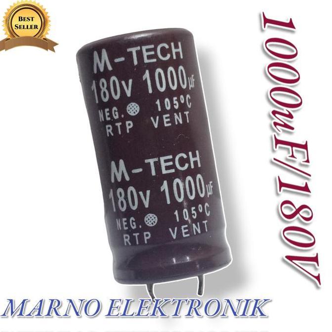 ELCO CAPASITOR 1000UF 180V 1000 UF 180 V 1000 MIKRO KAPASITOR VOLT ORI PROMO