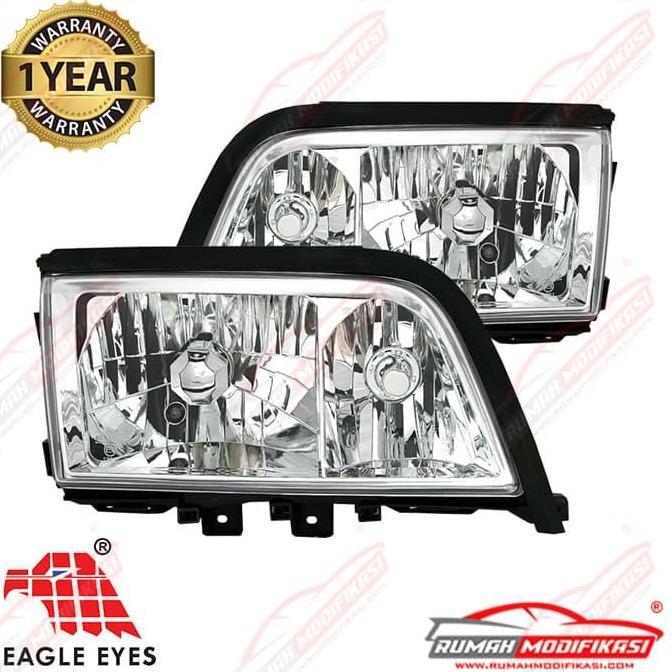 HEADLAMP - BENZ W202 1994-2000 - CRYSTAL - EAGLEEYES (TERBAIK) (TERBARU) (TERMURAH)