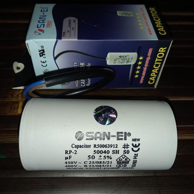 KAPASITOR BULAT 50 UF KABEL KAPASITOR SERBAGUNA 50 UF TERBAIK