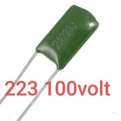 CAPASITOR KAPASITOR 223 100V 100VOLT 22 NANO 100 VOLT LT99