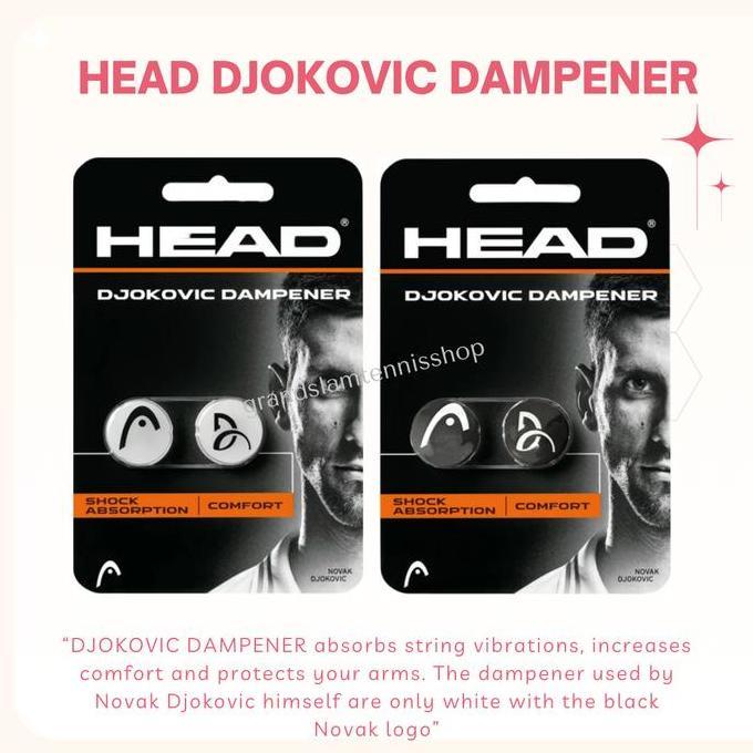 TERBARU - HEAD Djokovic Dampener / Peredam senar raket tenis