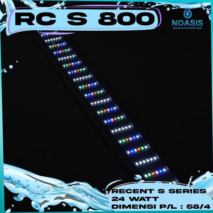 LAMPU LED RECENT S800 S-800 26W AQUASCAPE AQUARIUM S-SERIES LOW WATT
