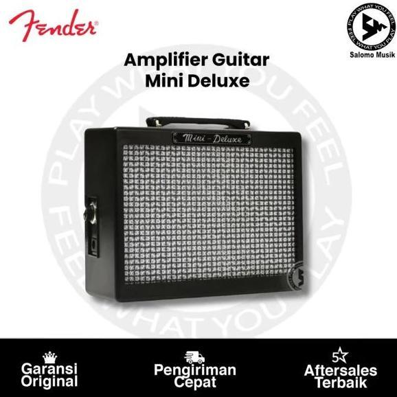 Ready Ampli Gitar Fender Mini Deluxe Black Original Non Cod