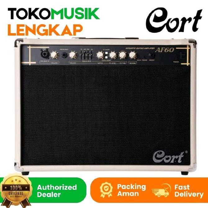 Ready Cort AF60 Acoustic Guitar Amplifier Cort AF 60 Ampli Gitar Cort Non Cod
