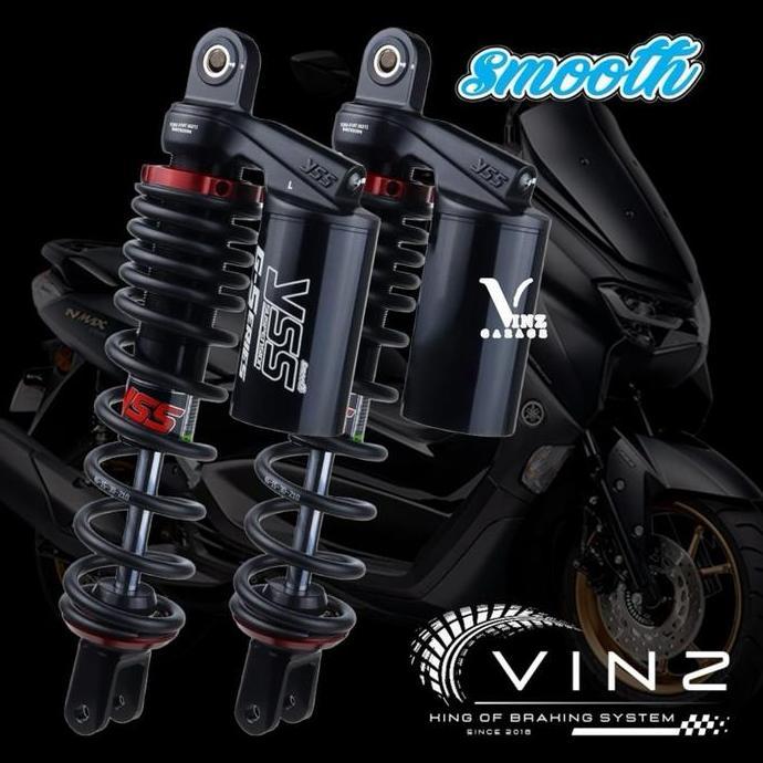 Shock YSS G Plus Nmax New 310 Mm Black Series Smooth // Shock YSS G Plus Smooth Yamaha Nmax New Conn