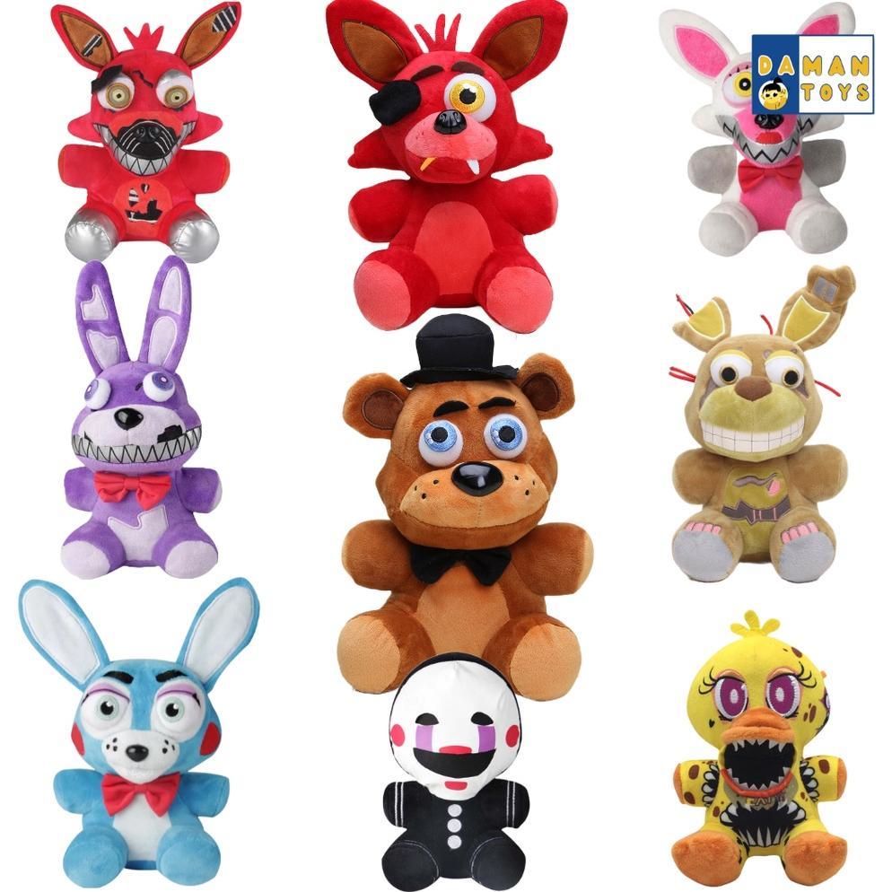 Boneka Freddy's FNAF Mainan Five Night At Freddy Security Breach Bahan Plush