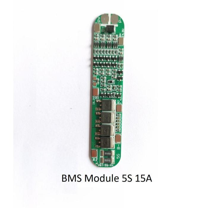 BMS Modul Proteksi Baterai Lion Lipo 18650 Battery Protection Module BMS 4S 5S 15A