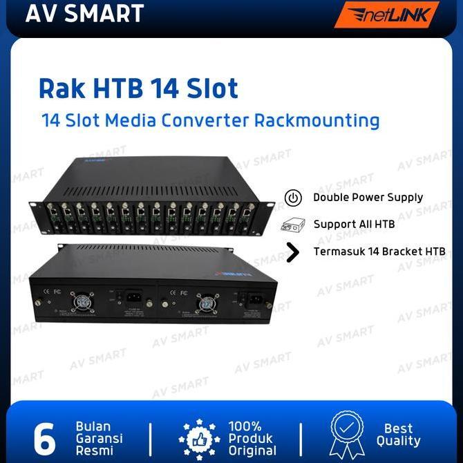 Rack Media Fiber Converter 14 Slot / Rak Htb 14 Slot