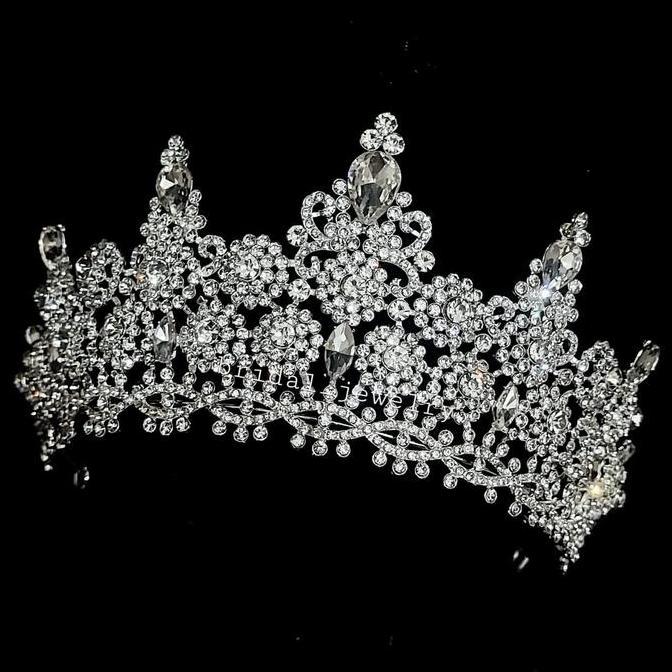 Mahkota Calla - Mahkota Pengantin Mewah Besar - Mahkota Pagent
