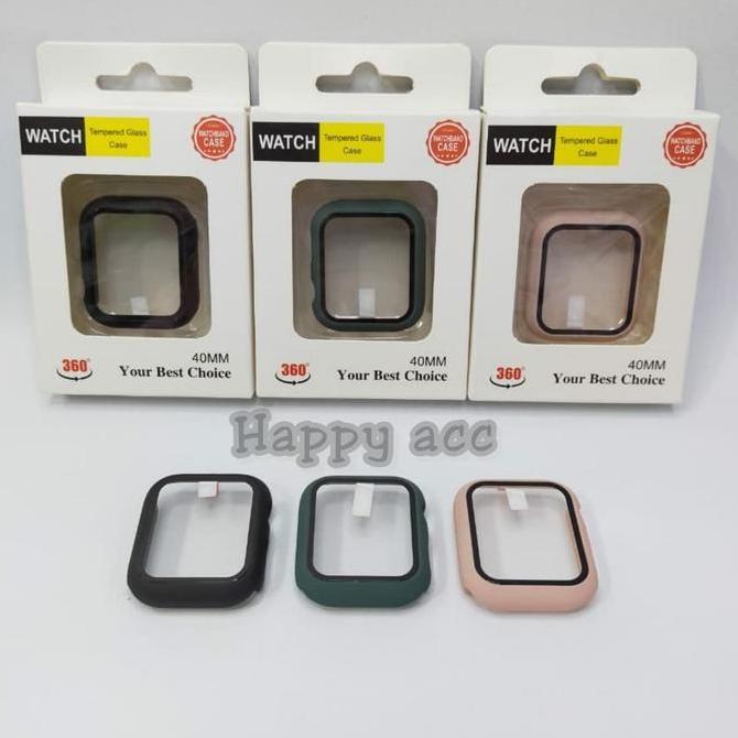 CASE APPLE WATCH 42MM + TEMPERED GLASS/BUMPER 360 APPLE WATCH 42MM